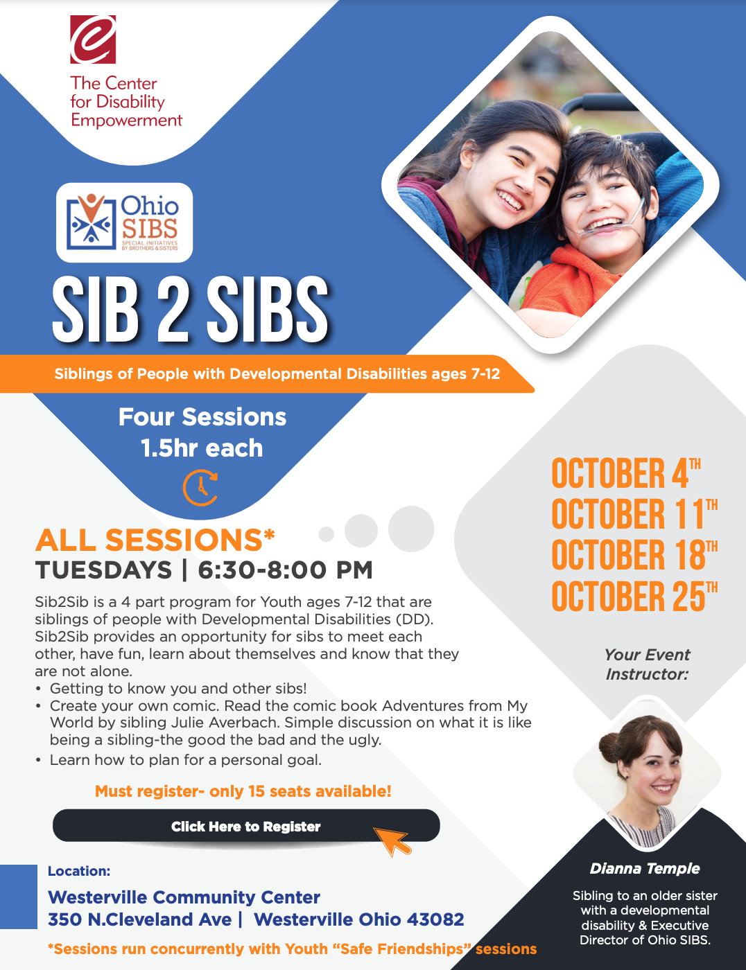 Sibs 2 Sibs Sessions - Medina County Board of Developmental Disabilities